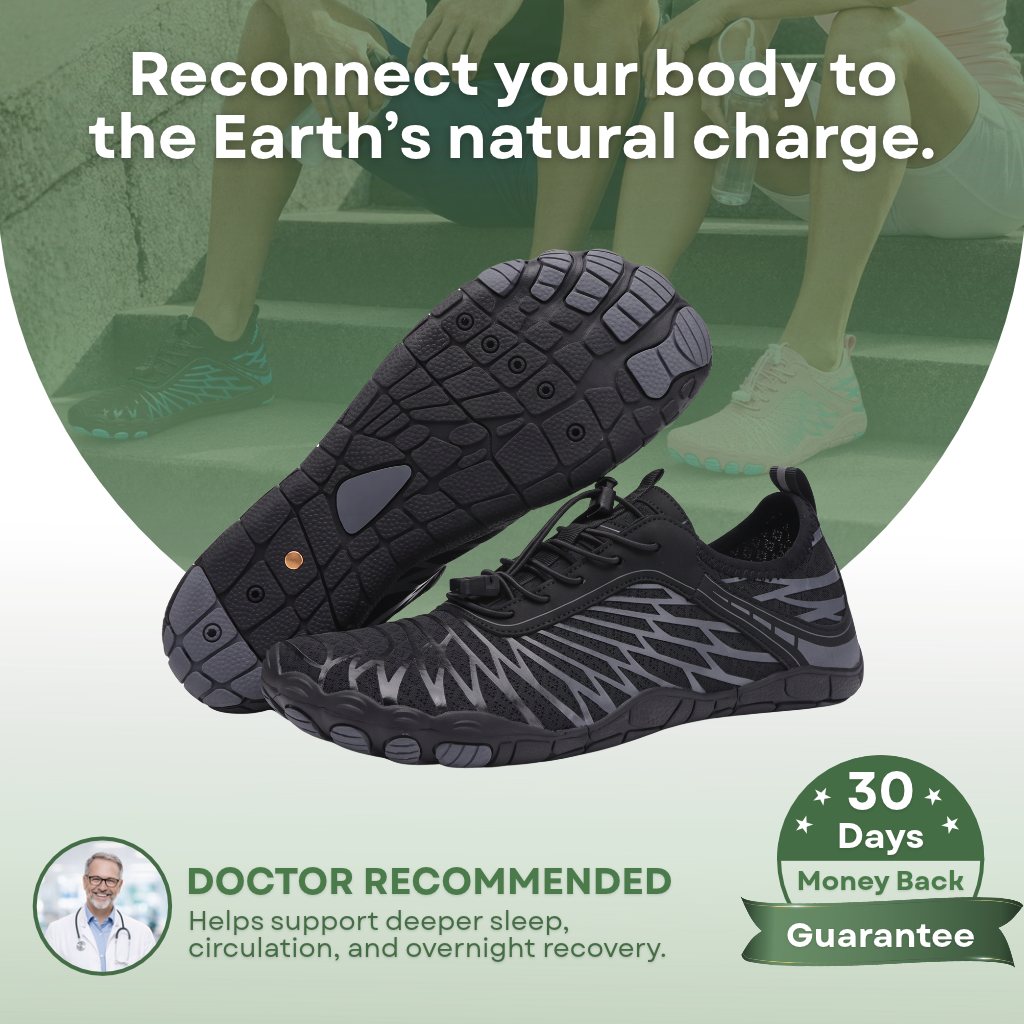 Grounding Barefoot Shoes with Copper Conductive Sole
