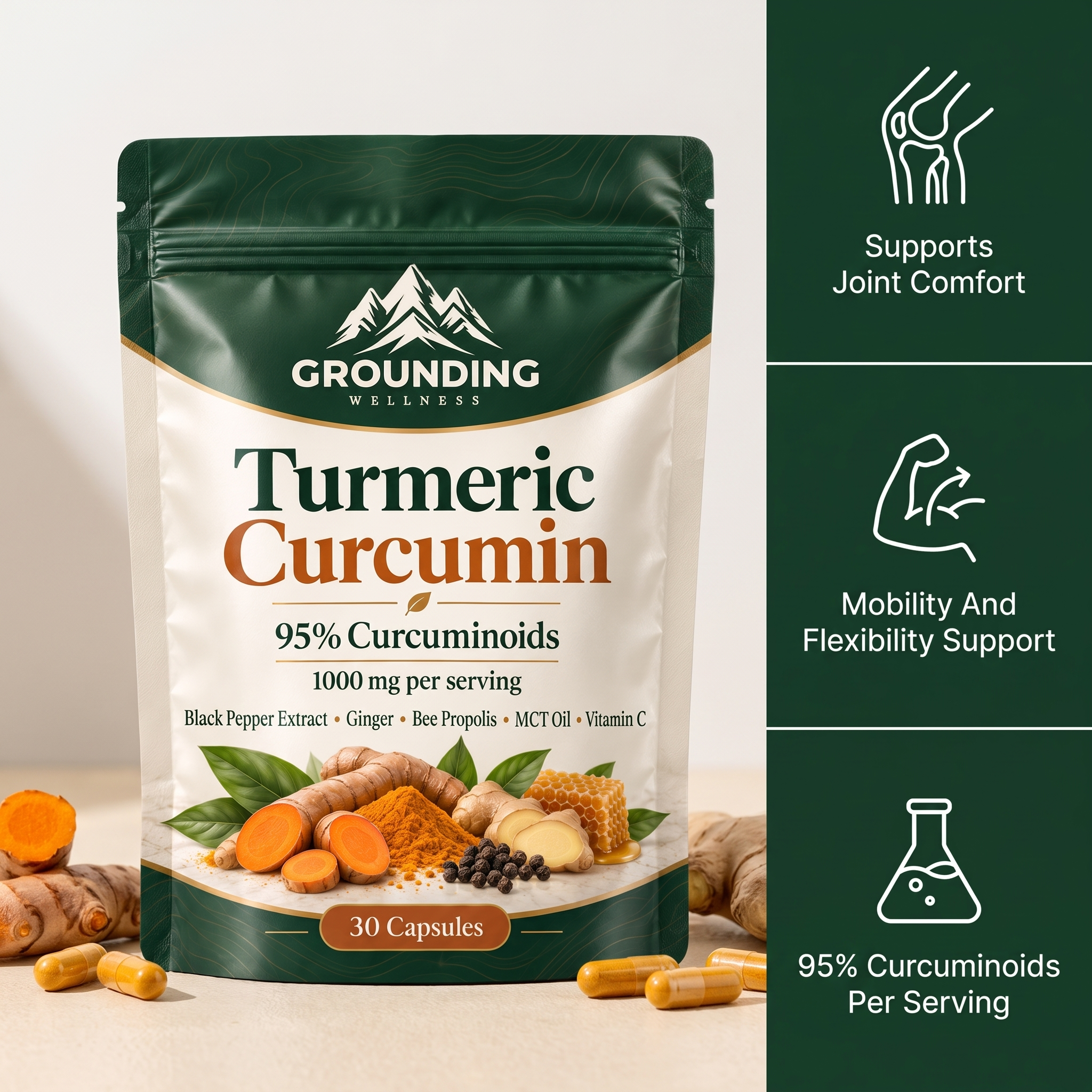 Turmeric Curcumin (1,000mg)